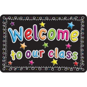Ashley Productions® The Original Fun Mat™, Welcome Mat, 15.5" x 23.5", Welcome To Our Class - 1 of 1