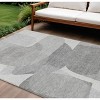 HomeRoots 10' X 14' Linen And Gray Abstract Washable Indoor Outdoor Area Rug - 2 of 4