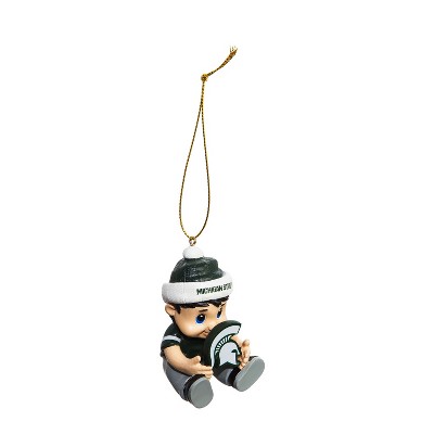 Evergreen Michigan State University New Lil Fan Ornament