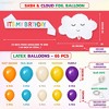 KatchOn, Rainbow Happy Birthday Decorations - 149 Pcs, Serve 25 | Rainbow Party Supplies, Rainbow Party Kit - 4 of 4