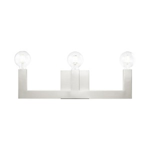 Livex Lighting Solna 3 - Light Vanity in  Brushed Nickel - 1 of 1