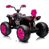 24V 2-Seater Kids Ride On ATV Car, Electric 4 Wheeler Off-Road Vehicle with Dual 550W Motors, LED Lights & Music - 2 of 4