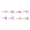 Juvale 24-Pack Pink Rainbow Unicorn Hair Clips Pins Anti-Slip Hairclips for Girls Party Favors - image 4 of 4