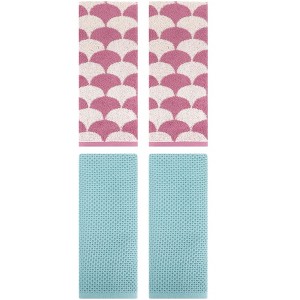 REGALWOVEN 4 Pcs Cotton Bathroom Decorative Hand Towels - 1 of 4