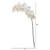 Nearly Natural 44-in Phalaenopsis Orchid Artificial Flower (Set of 3) - 2 of 2