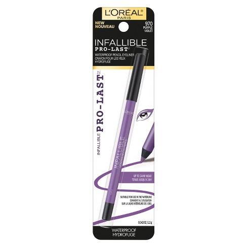 L Oreal Paris Infallible Pro Last Waterproof Eyeliner Purple 0 042oz Target