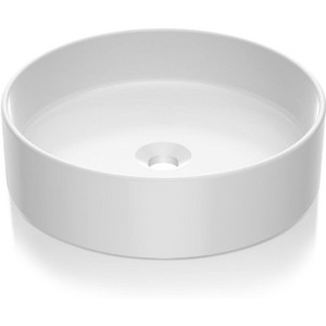 Acekool  Ceramic Bathroom Sink, Glossy White - 1 of 3
