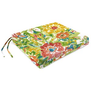 Outdoor Set of 2 French Edge Seat Cushions - Jordan Manufacturing - 1 of 4