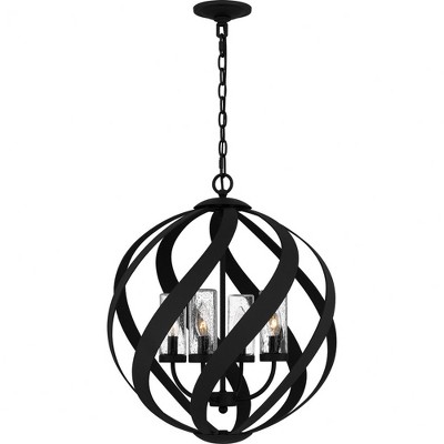 Quoizel Lighting Blacksmith 4 - Light Pendant in  Earth Black