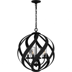 Quoizel Lighting Blacksmith 4 - Light Pendant in  Earth Black - 1 of 4