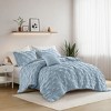 Boho Style Tufted Geometric Pattern Comforter – Ultra-Soft, Cozy, All-Season Bedding with Chic Texture, Anti-Clump Design & OEKO-TEX Certified Safety - 3 of 4