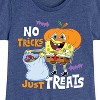Girls' - SpongeBob SquarePants - No Tricks Just Treats Fitted Short Sleeve Graphic T-Shirt - 2 of 4