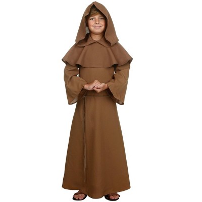 Halloweencostumes.com Child Brown Monk Robe Costume : Target