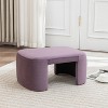SEYNAR Modern Velvet Rectangle Accent Ottoman - 4 of 4