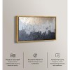 Art Remedy Silvered Layers Blue Abstract Art  Framed - 3 of 4