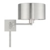 Livex Lighting 1 - Light Wall Light in  Brushed Nickel - 3 of 4