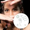 Unique Bargains Eye-catching Face Rhinestone Stickers White Assorted Color 1 Pc - 2 of 4