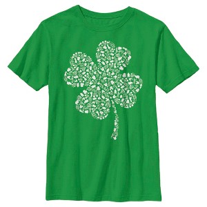 Boy's Mickey & Friends Shamrock Has All Your Friends T-Shirt - 1 of 4