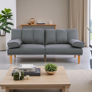 101" Convertible L-Shaped Sectional Sofa Set with Adjustable Chaise - 1 of 4