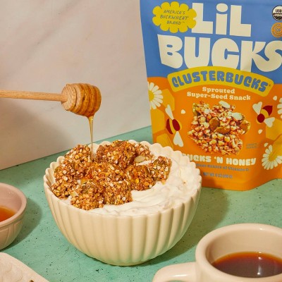 Lil Bucks Organic Bucks 'n Honey Clusterbucks Granola - 6oz
