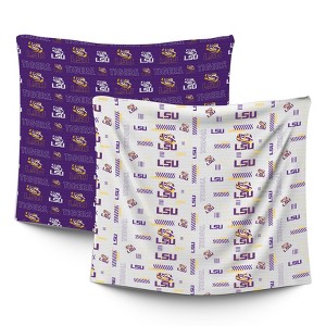 NCAA LSU Tigers Home & Away Baby Blanket - 2pk - 1 of 1