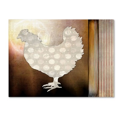 18" x 24" Morning Chicken 1 by LightBoxJournal - Trademark Fine Art