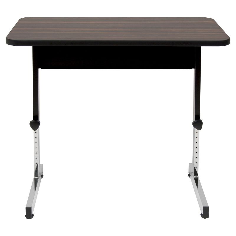36&#34; Canvas &#38; Color Adjustable All Purpose Table Black/Walnut - Calico Designs, 1 of 6