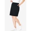 Woman Within Plus Size Stretch Cotton Skort - 4 of 4