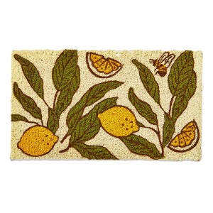 tag 1'6" x 2'6"  Honey Lemon Coir Mat Rectangle Indoor and Outdoor Coir Door Welcome Mat - 1 of 1