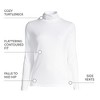 Lands' End Women's Supima Cotton Fitted Long Sleeve Turtleneck - 4 of 4