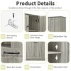 PAGED Storage Cabinet Modern Bathroom Organizer with 2 Drawers, Adjustable Shelves and 2 Doors, Freestanding Bookshelf Storage Unit for Room - 3 of 4