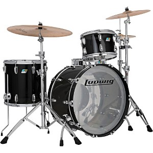 Ludwig Vistalite 3-Piece Pro Beat Shell Pack With 24" Bass Drum - 1 of 3