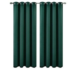 Luxe Weavers Pair of Window Panels, 100% Blackout Bedroom Curtains - 1 of 4