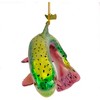 Kurt Adler Noble Gems Glass Ornament for Christmas Tree, Rainbow Trout, 4.75" - 3 of 4