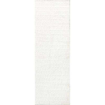 Nuloom Nia Cozy Plush Tile Faux Rabbit Pet Friendly Premium Machine Washable Area Rug