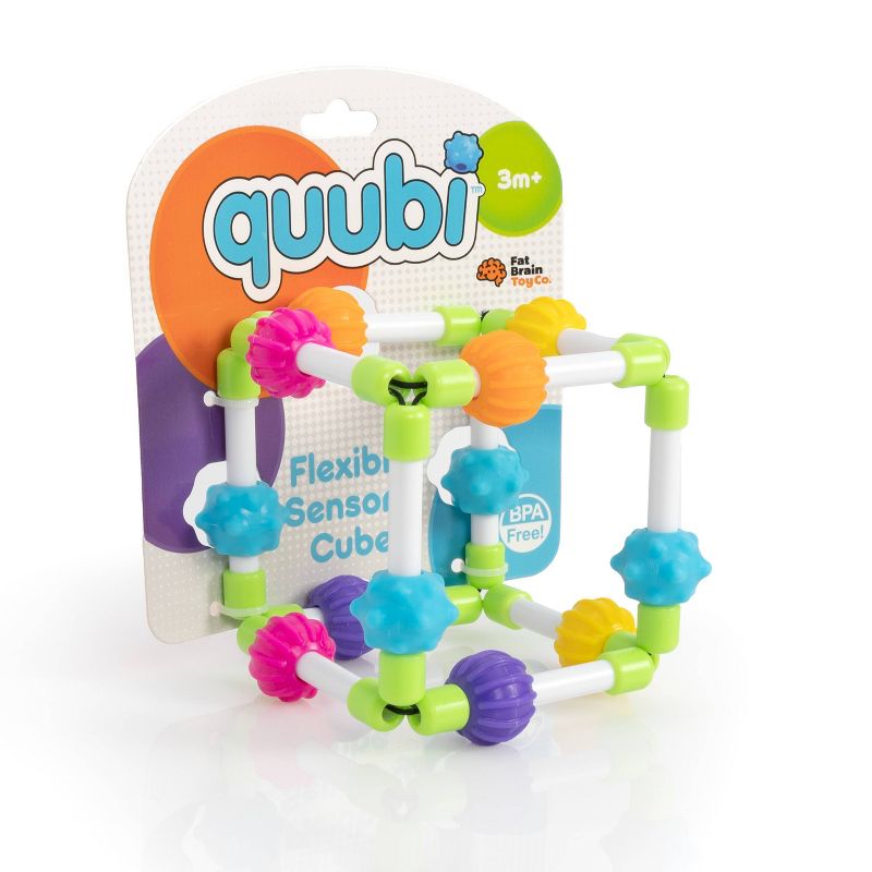 Fat Brain Toys Quubi Cube Baby Learning Toy, 3 of 7