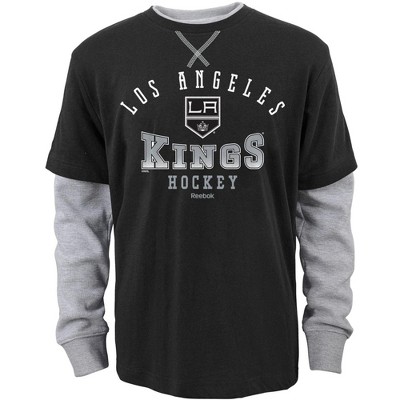 Reebok Boys LA Kings Arched Fade Embellished T-Shirt