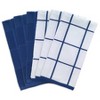 T-fal Solid and Check Parquet Kitchen Towel  Six Pack - 2 of 4