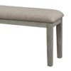 NicBex Upholstered Bench,Dining Bench with Solid Wood Frame,Modern Ottoman for Living Room,Entryway,Kitchen - 4 of 4