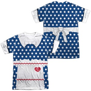 Men's I Love Lucy Lucy Costume (Front Back Print) Short Sleeve Costume T-Shirt - 1 of 4