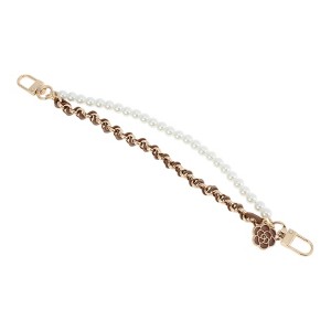 Unique Bargains Durable Camellia Faux Pearl Bag Extender Chain 1 Pc - 1 of 4