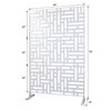 PAGED Fence Privacy Screen for Deck Balcony Patio, Outdoor Privacy Screen Freestanding for Outside Lawn Garden, Patio Privacy Screen - 2 of 4