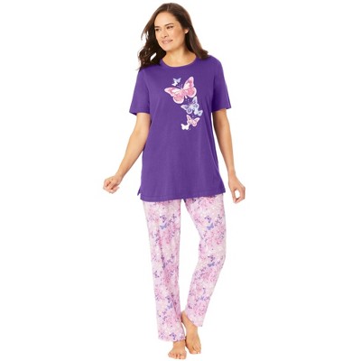 plum burst floral butterfly