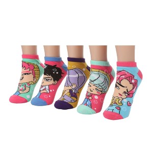 KPop Demon Hunters Saja Boys 5-Pair Pack Ankle Socks - 1 of 4