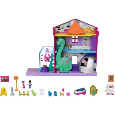 Polly Pocket Pollyville Aquarium Starring Shani Playset with 2 Dolls