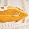 REGALWOVEN Velvet Embroidery Flowers Soft Decorative Farmhouse Pillowcases 2 Pcs - 3 of 4