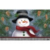 Briarwood Lane Winter Doormat 30x18 Indoor Outdoor Smiling Snowman For Winter Doormat - 3 of 4