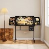 Gulches 1000 Pieces Jigsaw Puzzle Metal Table with 4 Trays 2 Drawers Wooden Protective Cover 4 Lockable Wheels Adult Gift - 2 of 4