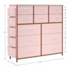 Whizmax 12 Dresser Drawer for Bedroom, Chest of Drawers, Wide Fabric Storage Drawer with Wood Tabletop for Kids Room, Closet, Hallway, Entryway - 3 of 4