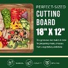 GustoWave 18-in L X 12-in W Wood Cutting Board 1Inch Thick - 2 of 4